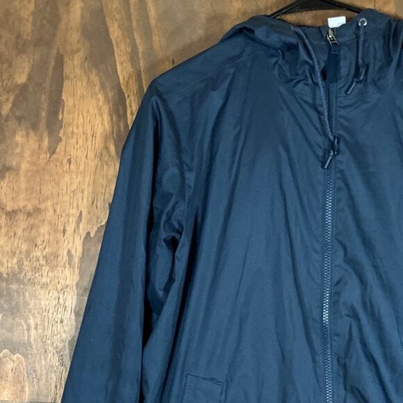 REI Co-Op Mens Jacket Navy Blue Full-Zip Hooded Windbreaker Long Sleeve Small - Picture 4 of 12